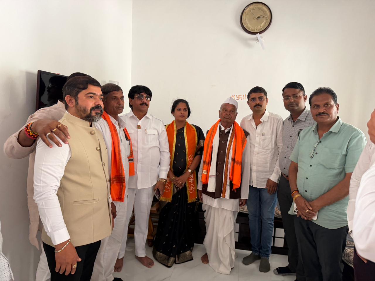 शरदचंद्रजी पवार राष्ट्रवादी पक्षाला धक्का : महिला तालुकाध्यक्ष पूजाताई वळसे पाटील यांचा शिवसेना शिंदे गटात प्रवेश