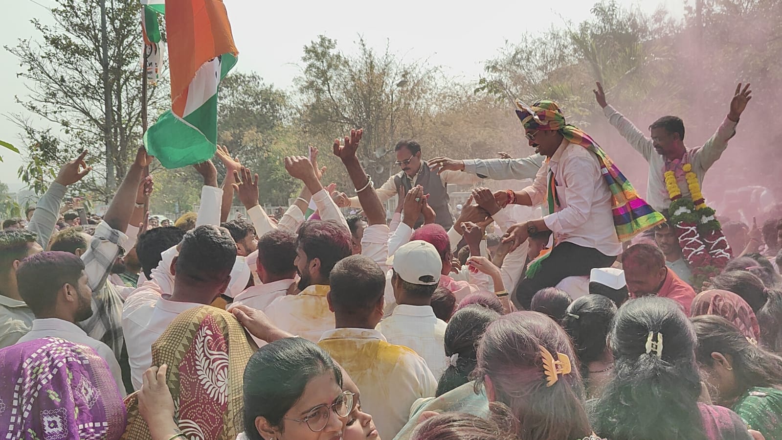 आंबेगाव तालुक्यात राष्ट्रवादी काँग्रेस पक्षाचे वर्चस्व ; जिल्हा परिषदेच्या तीन, पंचायत समितीचे आठ उमेदवार विजयी